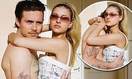 Ảnh tình tứ của cậu cả nhà Becks và bạn gái gợi cảm đẹp như bìa tạp chí