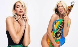 Ca sĩ Anh quốc Dua Lipa hở bạo nóng bỏng trên Elle 