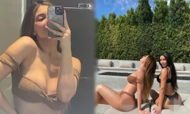 Kylie Jenner cùng các chị gái nhà Kardashian diện bikini tưng bừng tắm nắng