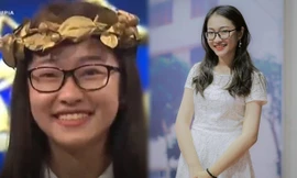 Nữ sinh Ngoại thương là cựu thí sinh Olympia, nổi bật trên hàng ghế khán giả sau 3 năm