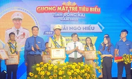 Đại úy Thái Ngô Hiếu được tuyên dương Gương mặt trẻ tiêu biểu