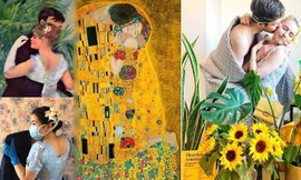 Dân mạng đua nhau chế ảnh hài hước theo các kiệt tác hội họa mùa cách ly