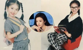 Ảnh thuở nhỏ của 'đệ nhất mỹ nữ Bắc Kinh' Cảnh Điềm chứng tỏ nhan sắc xinh từ bé