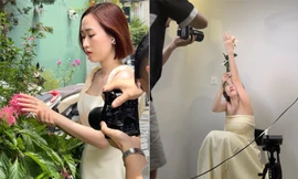 Cô gái Quảng Ngãi 'múa tay ra tiền' tiết lộ lý do không mở nắp chai, bê vác nặng