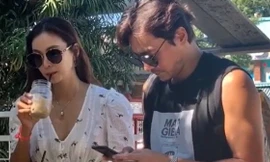 Giữa tâm bão 'săn gái mua vui', Jang Dong Gun cùng vợ du lịch ở Hawaii