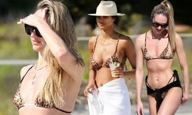 Ngắm hai thiên thần nội y thả dáng tuyệt mỹ trên biển Miami