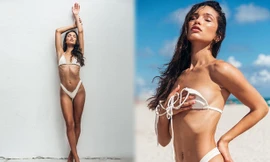 Kaylin Baer thả dáng tạc tượng với hình thể đẹp không tì vết