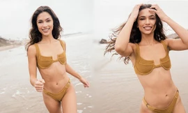 'Chân dài' Kaylin Baer nóng rực sắc vóc đôi mươi