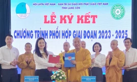 Lễ ký kết hợp tác. (ảnh: Duy Chiến)