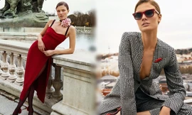 Ngắm sắc vóc bóng hồng nước Pháp cao 1m80 