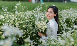 Vẻ đẹp dịu dàng của nữ dược sĩ 9x miền Tây