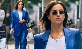 Irina Shayk thần thái cuốn hút như ngôi sao điện ảnh trên phố 