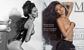 Người đẹp 9x Megan Pormer hững hờ che ngực trần trên bìa Maxim
