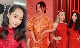 Ngọc nữ phim 'Mắt Biếc' và các hot girl 9x lung linh đón Tết 