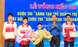 4 nam sinh giành giải Nhất cuộc thi Sáng tạo trẻ 