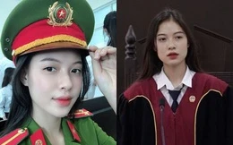 Nữ sinh khoác áo thẩm phán lại gây 'sốt' với cảnh phục