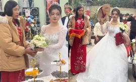 Đám cưới vắng chú rể ở Thanh Hóa, cô dâu một mình lễ gia tiên, ra mắt quan khách