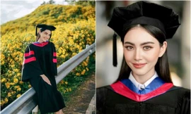 ‘Hot girl’ Thái Lan Mai Davika nhận bằng thạc sĩ, cộng đồng mạng khen vừa xinh vừa giỏi