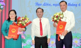 Bạc Liêu công bố quyết định bổ nhiệm 2 giám đốc sở