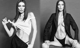 'Đỏ mặt' ngắm Bella Hadid hở bạo hút ánh nhìn