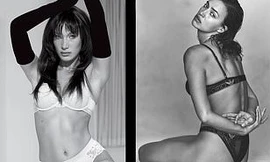 Bella Hadid đọ sắc mỹ nhân Nga Irina Shayk trong loạt ảnh nội y