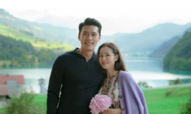 Khoảnh khắc lãng mạn của cặp đôi 'Hạ cánh nơi anh' đẹp như ảnh cưới