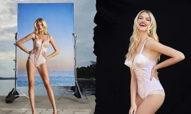 Mỹ nhân cao 1m80 Hailey Clauson diện bodysuit khoe chân dài hút mắt