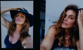 Nhan sắc trẻ mãi không già của siêu mẫu huyền thoại Cindy Crawford tuổi U60 