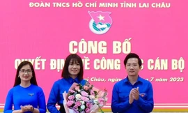 Tỉnh Đoàn Lai Châu công bố quyết định về công tác cán bộ