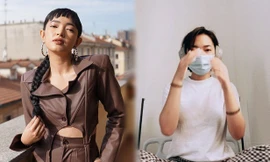 Châu Bùi tập thể dục, khen đồ ăn ngon trong ngày đầu bị cách ly 