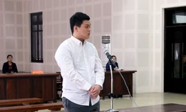 Bị cáo Lý Gia Huy tại tòa