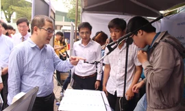 Festival khoa học công nghệ trong sinh viên Đại học Đà Nẵng 2019 (Festival IoT 2019) thu hút sự tham gia của hàng trăm sinh viên yêu công nghệ Đà Nẵng