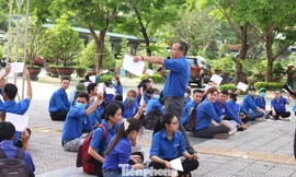 250 thủ lĩnh Đoàn trên địa bàn Đà Nẵng đã tham gia hiến kế, đề xuất những sáng kiến, giải pháp để thúc đẩy hoạt động khởi nghiệp, lập nghiệp; phát triển công tác Đoàn và phong trào thanh thiếu nhi trên địa bàn. Ảnh: Giang Thanh