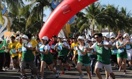 Hơn 7200 VĐV đến từ 52 quốc gia và vùng lãnh thổ sẽ tham dự Cuộc thi Marathon Quốc tế Đà Nẵng năm 2018. Ảnh: Giang Thanh