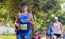 Cuộc thi IRONMAN 70.3 năm nay lần đầu tiên được mở rộng quy mô thành giải vô địch Châu Á – Thái Bình Dương. Ảnh: X.S