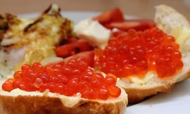 Trứng cá hồi mạnh hơn Viagra