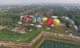 20 khinh khí cầu quốc tế tụ hội ở Tuyên Quang