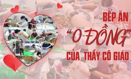 Thầy cô giáo chung tay làm 'bếp ăn 0 đồng' tiếp sức chống dịch