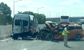 Cục Đăng kiểm thông tin chi tiết 3 xe tai nạn trên cao tốc Hà Nội - Hải Phòng