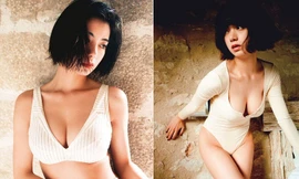 Vẻ đẹp lai Á-Âu nóng bỏng của ‘nữ hoàng cảnh nóng’ Nhật Bản