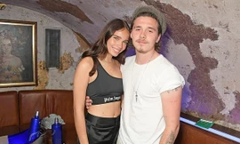 Cậu cả Beckham biểu hiện lạ khi xuất hiện cùng bạn gái giữa tin đồn bầu bí