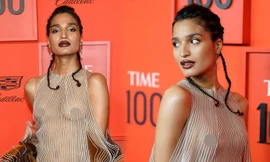 Sao chuyển giới diện đầm xuyên thấu lộ trọn ngực tại Gala TIME 100