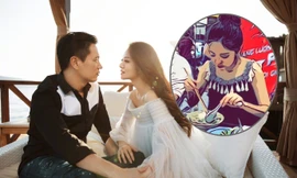 Bà bầu 7 tháng An Dĩ Hiên khoe ảnh cùng chồng tỷ phú du lịch ở Việt Nam