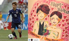 Chân dung siêu mẫu sở hữu cầu thủ đá hay nhất tuyển Nhật Bản 
