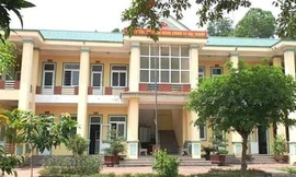 UBND xã Đại Thành, nơi ông Sự làm việc.