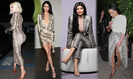 Chị em nhà Kim siêu vòng 3 khoe vóc dáng bốc lửa