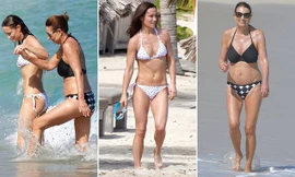 Tự tin diện bikini hai mảnh tuổi U70, mẹ Công nương Kate nhận ‘mưa’ lời khen