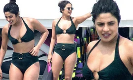 Hoa hậu Priyanka Chopra cùng em dâu tương lai đọ dáng trên du thuyền
