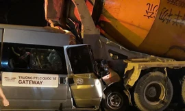 Hiện trường vụ tai nạn. Ảnh: FB