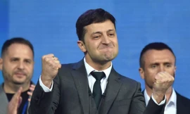 Danh hài Volodymyr Zelensky đang là ứng cử viên sáng giá nhất trong cuộc bầu cử Tổng thống Ukraine.